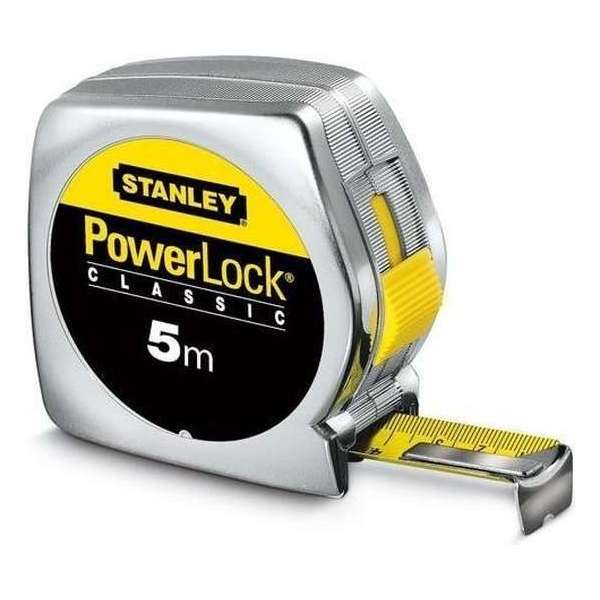 STANLEY Rolbandmaat Powerlock - 5 m - 19 mm