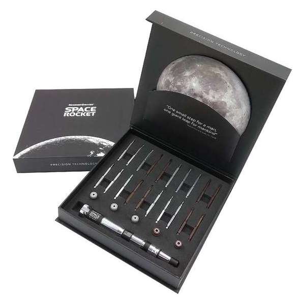 Limited Edition | Precisie Schroevendraaierset | De 27 Delige Magnet Driver Space Rocket Set