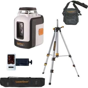 Laserliner SmartLine-Laser 360° Set Kruislijnlaser incl. statief en ontvanger in tas - 2 lijnen - 30m