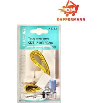 Dappermann - Meetlint - Centimeter - Inch - 150 cm