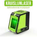 Kruislijnlaser - Groene laser - Magnetisch op te hangen - Bouwlaser- Waterpas