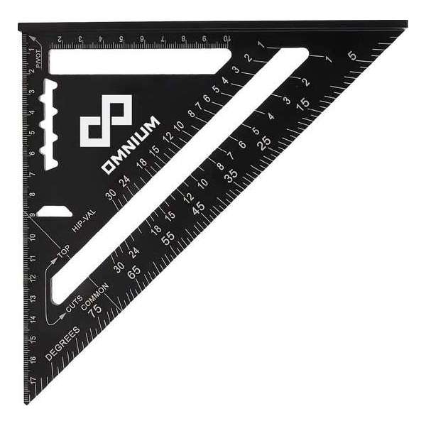 Omnium - Winkelhaak - Blokhaak - Zwaaihaak - Schrijfhaak - Speed Square - Metaal