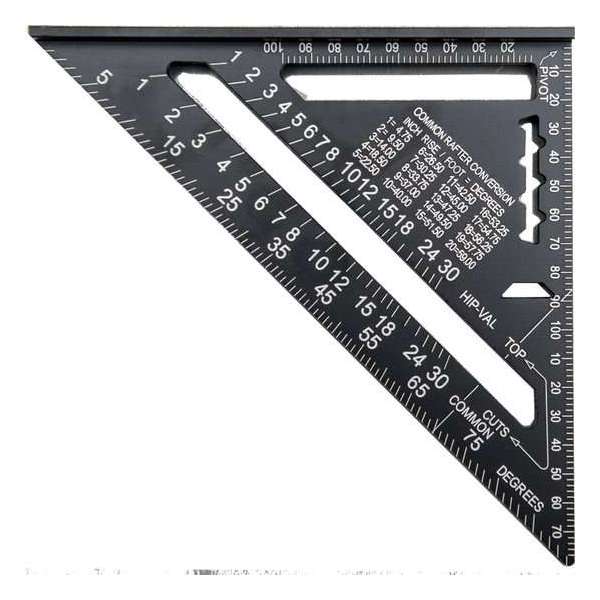 WeldAmps square 17 - hoekmeter - 17 cm - klussen - hoekmeters - meetgereedschap - handgereedschap - winkelhaken