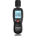 Digitale Decibelmeter - Geluidsmeter - db Meter - Draadloos - Zwart - LCD Scherm - Meetbereik 30 / 130 db - Flanner®