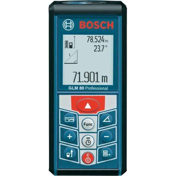 Bosch Professional GLM 80 - Afstandsmeter - Tot 80 meter - Verlichte display