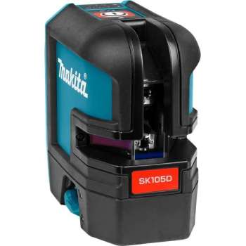 Makita SK105DZ 10,8V Li-Ion accu kruislijnlaser body in tas - zelfnivellerend - rood - 25m