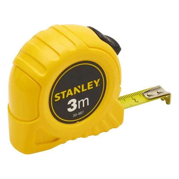 Rolbandmaat Stanley 3m - 12,7mm (kaart) 0-30-487