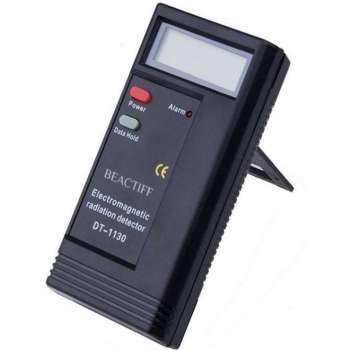 Elektromagnetische Stralings meter, straling Detector, EMF meter. stralingsmeter / dosimeter, zwart , merk BEACTIFF