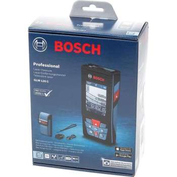 Bosch GLM 120 C Afstandsmeter in tas - USB/Bluetooth - 120m