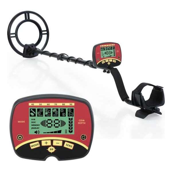 MacGyver Metaaldetector Professional - Nauwkeurige Metaalzoeker Met Unieke Pinpointer – LCD Display – 25cm Waterdichte Zoekspoel