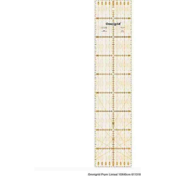 Omnigrid Prym Liniaal 10X45cm 611318