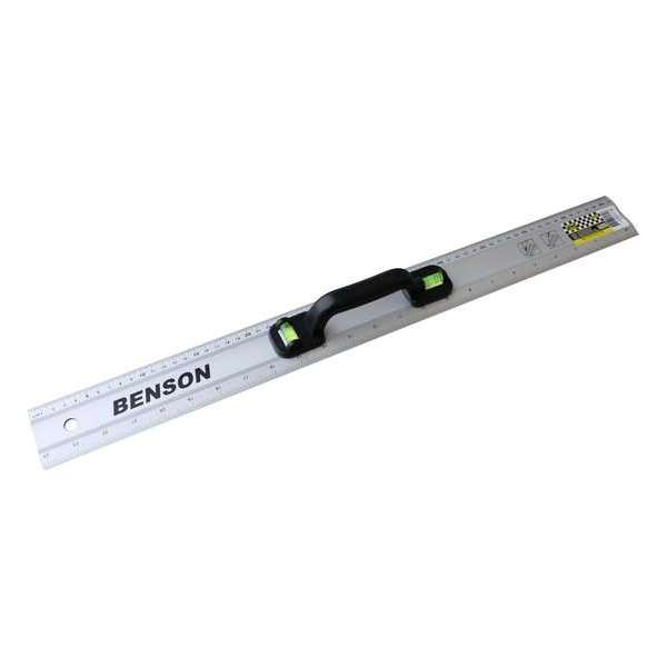 Benson Aluminium grip liniaal 60cm + Waterpas