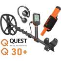 Quest Q30+ metaaldetector met XPointer pinpointer