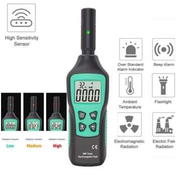 Straling Dosimeter EMF Meter Elektromagnetische Straling Detector Huishoudelijke Handheld Elektromagnetische Golf Geigerteller