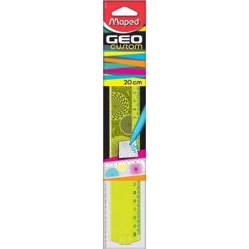 Maped lat GeoCustom 20 cm etui met 1 stuk