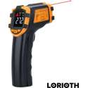 LORIOTH®  Professionele Pyrometer - Warmte Meter - Temperatuurmeter - Hygrometer - Infrarood - Geel - LCD Scherm