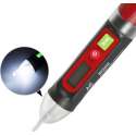 Contactloze Maclean spanningsdetector / detector - display met achtergrondverlichting - ingebouwde zaklamp / 12-1000V