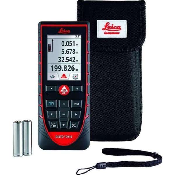 Leica Disto D510 BT Afstandsmeter in tas - bluetooth - 200m