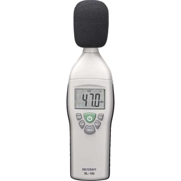 Voltcraft Decibelmeter Sl-100 30 - 130 Db 31.5 Hz - 8 Khz