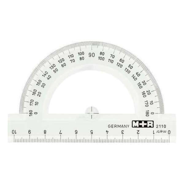 Gradenboog M+R 10cm - glashelder polystyrol