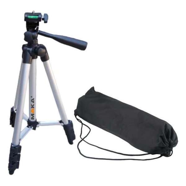 MAKA Tripod - 36,5 tot 106 cm - Voor Camera en Laser - Statief