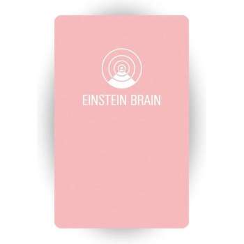 Einstein Brain 5G EMF Anti Straling Bescherming Kaart Pink - Maat One size