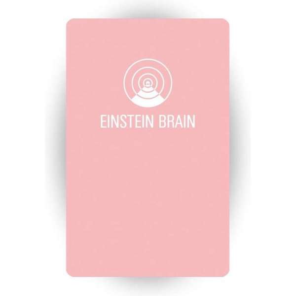 Einstein Brain 5G EMF Anti Straling Bescherming Kaart Pink - Maat One size