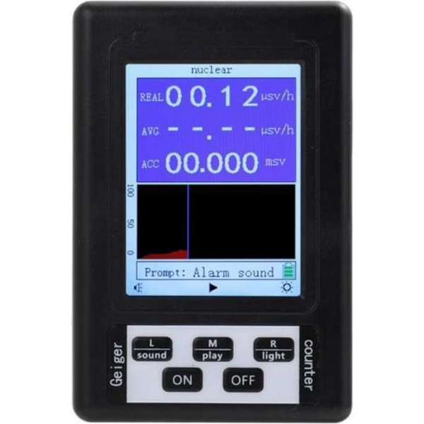 Dexters® Geigerteller | Straling Detector | Dosimeter | Tester | Metaaldetector