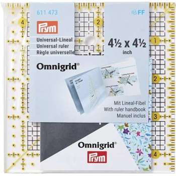 Omnigrid universal  vierkant liniaal 4,5 inch