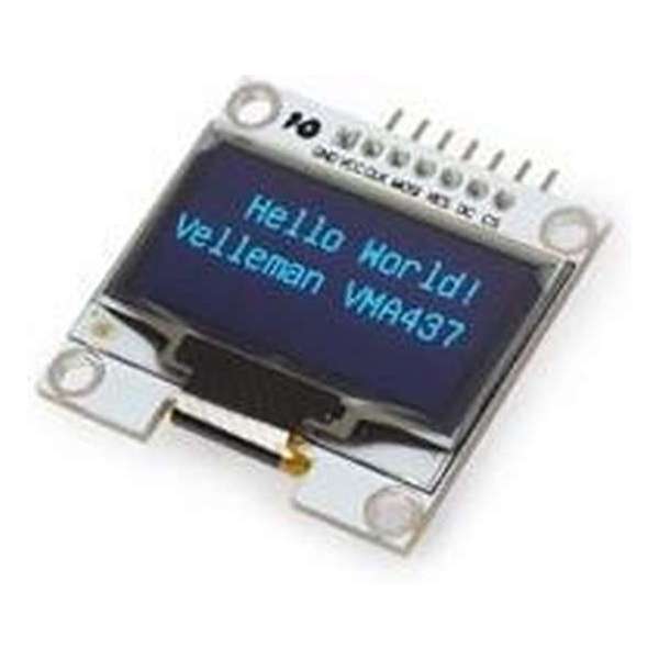 Velleman 1.3" OLED-DISPLAY VOOR ARDUINO® (SH1106 DRIVER, SPI) (VMA437)"