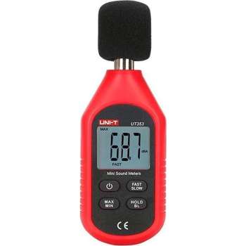 Decibel Meter 130dB - UT353 Rood