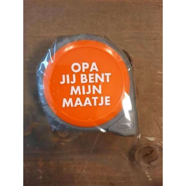 Rolmaat - Opa jij bent mijn maatje - 5M - Kado