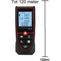 TechU™ Laser Afstandsmeter B6 – tot 120 Meter ! – Geschikt voor afstand, volume, lengte, hoekmeting, Phytagoras meting