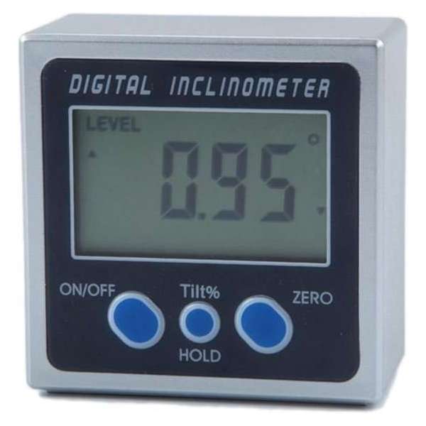 DW4Trading® Digitale hoekmeter inclinometer meetbereik 0-360° Zaagmachine