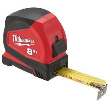 Milwaukee 4932459594 Pro C8/25 Rolmaat - 25mm x 8m