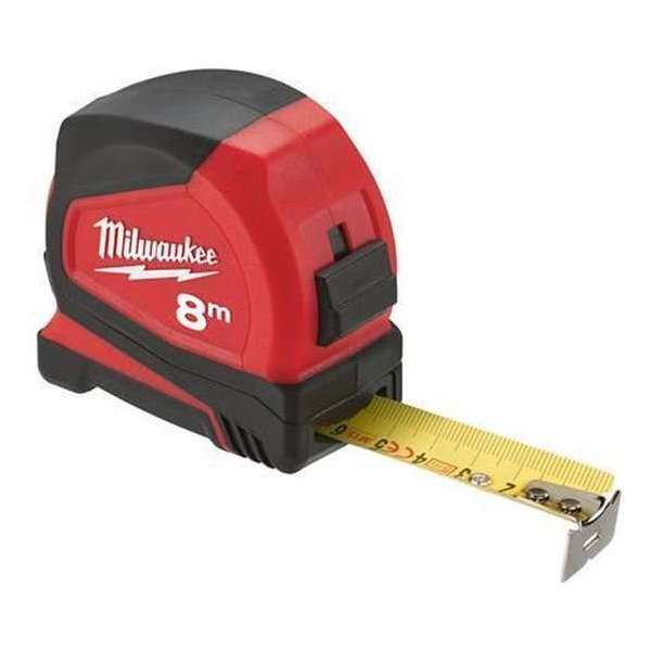 Milwaukee 4932459594 Pro C8/25 Rolmaat - 25mm x 8m