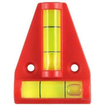 Proplus Waterpas Pyramide 6 Cm Rood/geel Blister