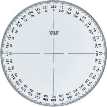 Aristo Kompasroos 360° 12 Cm Transparant