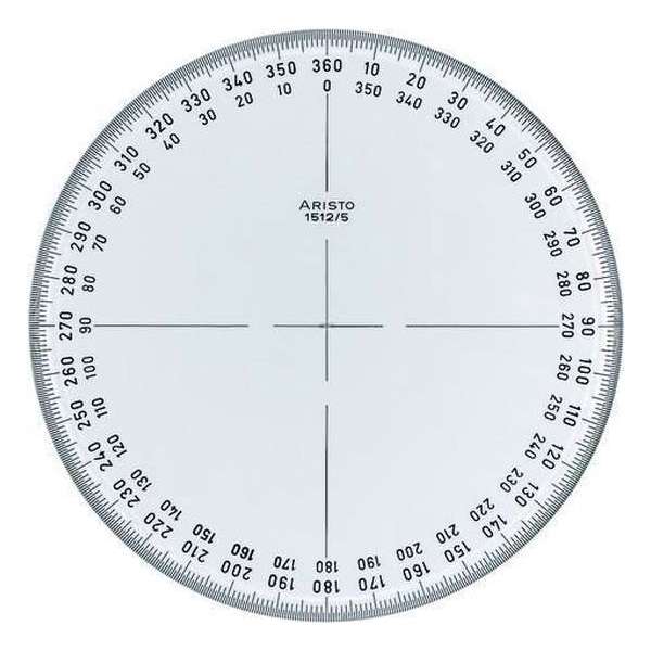 Aristo Kompasroos 360° 12 Cm Transparant