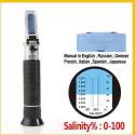 Refractometer Aquarium Zeezout  0 - 10 %  s.g 1.000 - 1.070