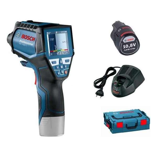 Bosch Professional GIS 1000 C Thermometer - Eenvoudig meten van temperaturen en vocht