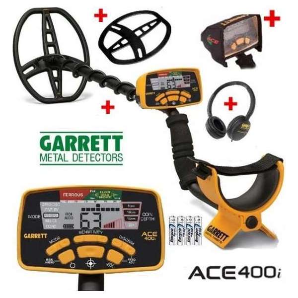 Garrett Ace 400i metaaldetector voordeelpakket