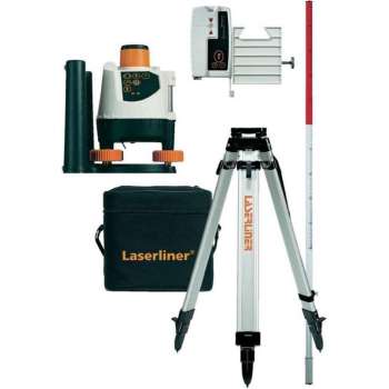 Laserliner BeamControl-Master 120 Set Rotatielaser incl. statief en ontvanger - 120m