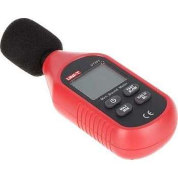 UNI-T UT353 geluid decibel meter met condensator microfoon en LCD display