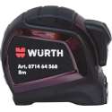 Wurth Rolmaat 8m x25mm - Rolbandmaat - Meetlint - Rolband - Landmeter- Duimstok