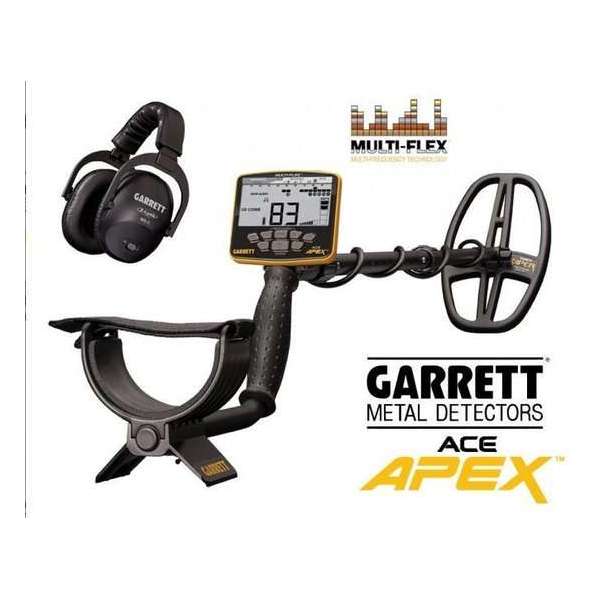 Garrett Ace APEX metaaldetector met Z-Lynk hoofdtelefoon