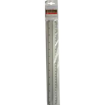 Liniaal 30 cm - aluminium