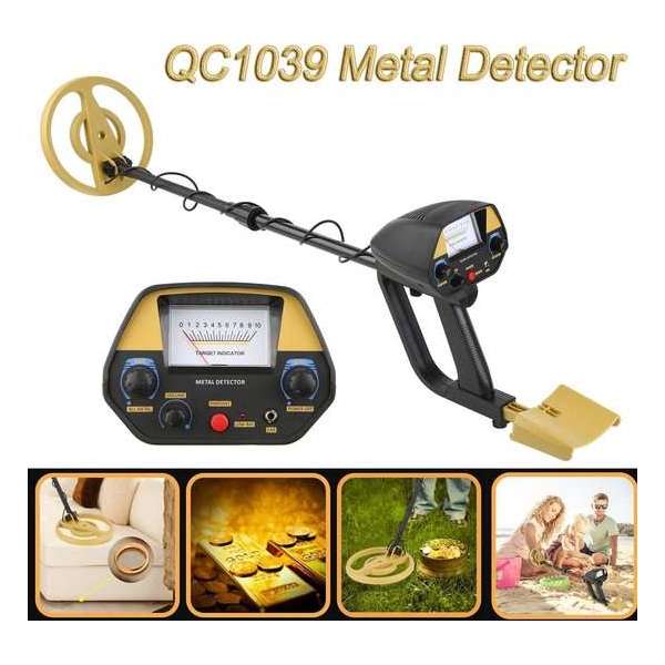 QC1039 Professionele Metaaldetector Pinpointer Goud Detector Ondergrondse Gold Metal Finder Elektronische Meetinstrumenten