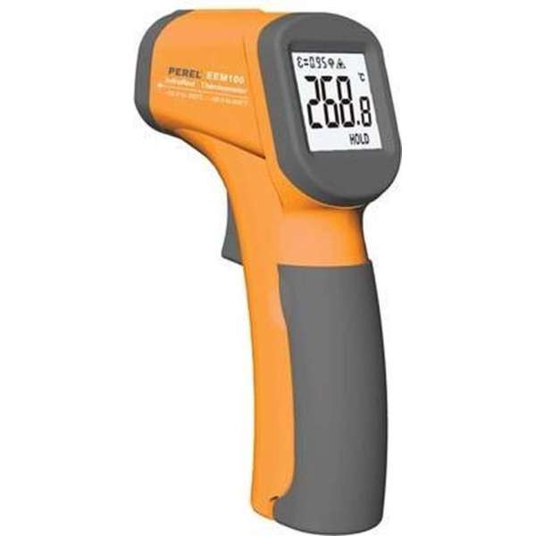 Perel contactvrije mini ir-thermometer met laserpointer (-50° c tot +330° c)