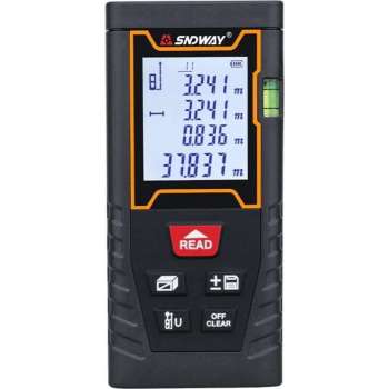 SNDWAY® SW-G6S Digitale Afstandsmeter LCD Met 5 Functies Maximaal 60 Meter